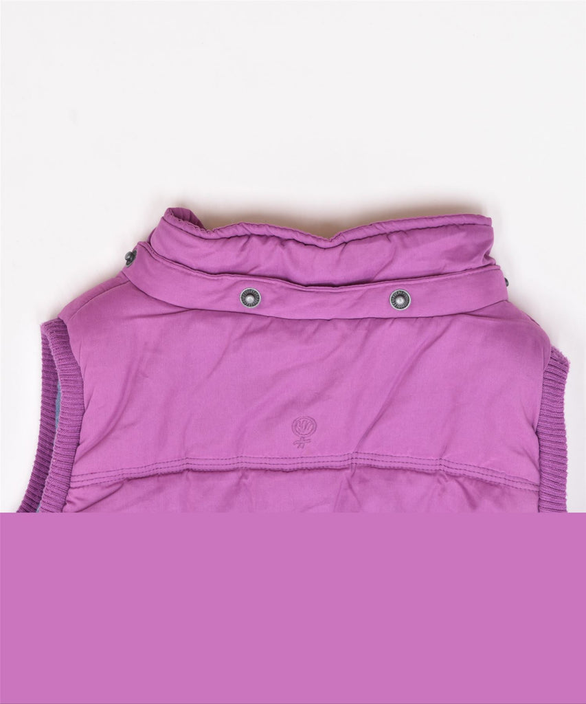 FAT FACE Girls Padded Gilet 10-11 Years Purple Polyester | Vintage | Thrift | Second-Hand | Used Clothing | Messina Hembry 