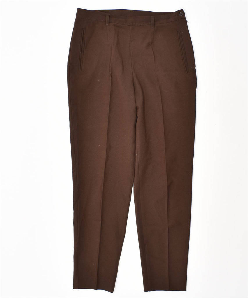 UNITED COLORS OF BENETTON Womens Slim Chino Trousers W32 L28 Brown | Vintage | Thrift | Second-Hand | Used Clothing | Messina Hembry 