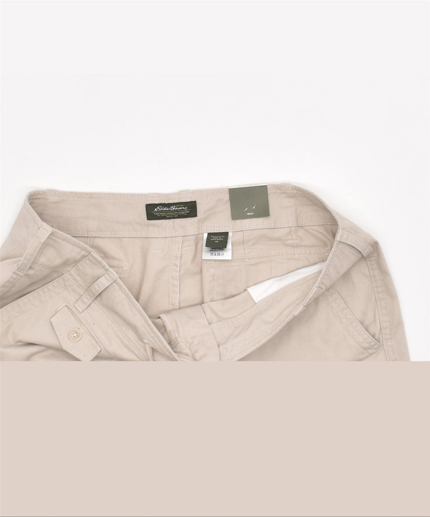 EDDIE BAUER Womens Chino Shorts US 14 XL W36 Beige Cotton | Vintage | Thrift | Second-Hand | Used Clothing | Messina Hembry 