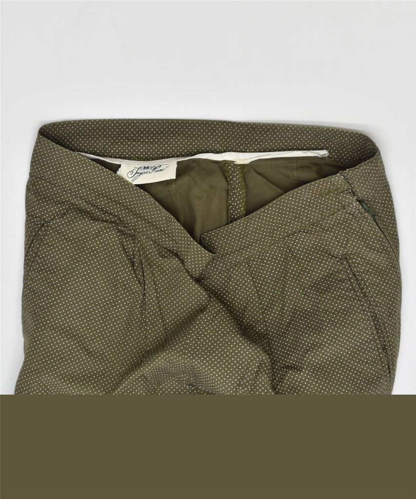 INGRO ROSE Womens Straight Chino Trousers Medium W29 L24 Green Cotton | Vintage | Thrift | Second-Hand | Used Clothing | Messina Hembry 