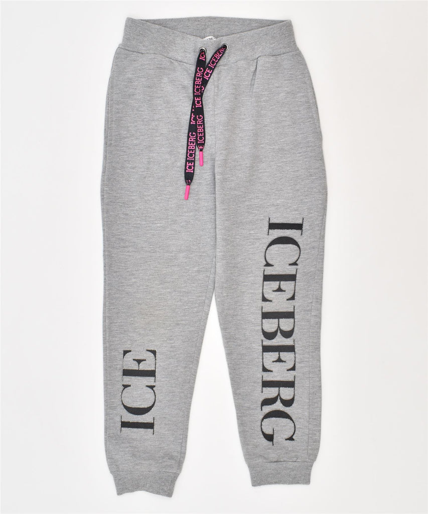 ICEBERG Girls Joggers Tracksuit Trousers 5-6 Years Grey Cotton | Vintage | Thrift | Second-Hand | Used Clothing | Messina Hembry 