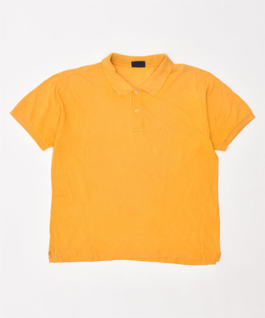 CHAMPION Mens Polo Shirt Small Yellow Cotton | Vintage | Thrift | Second-Hand | Used Clothing | Messina Hembry 