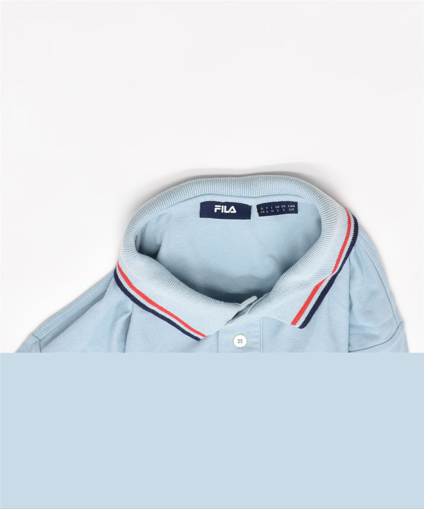 FILA Mens Polo Shirt Small Blue | Vintage | Thrift | Second-Hand | Used Clothing | Messina Hembry 