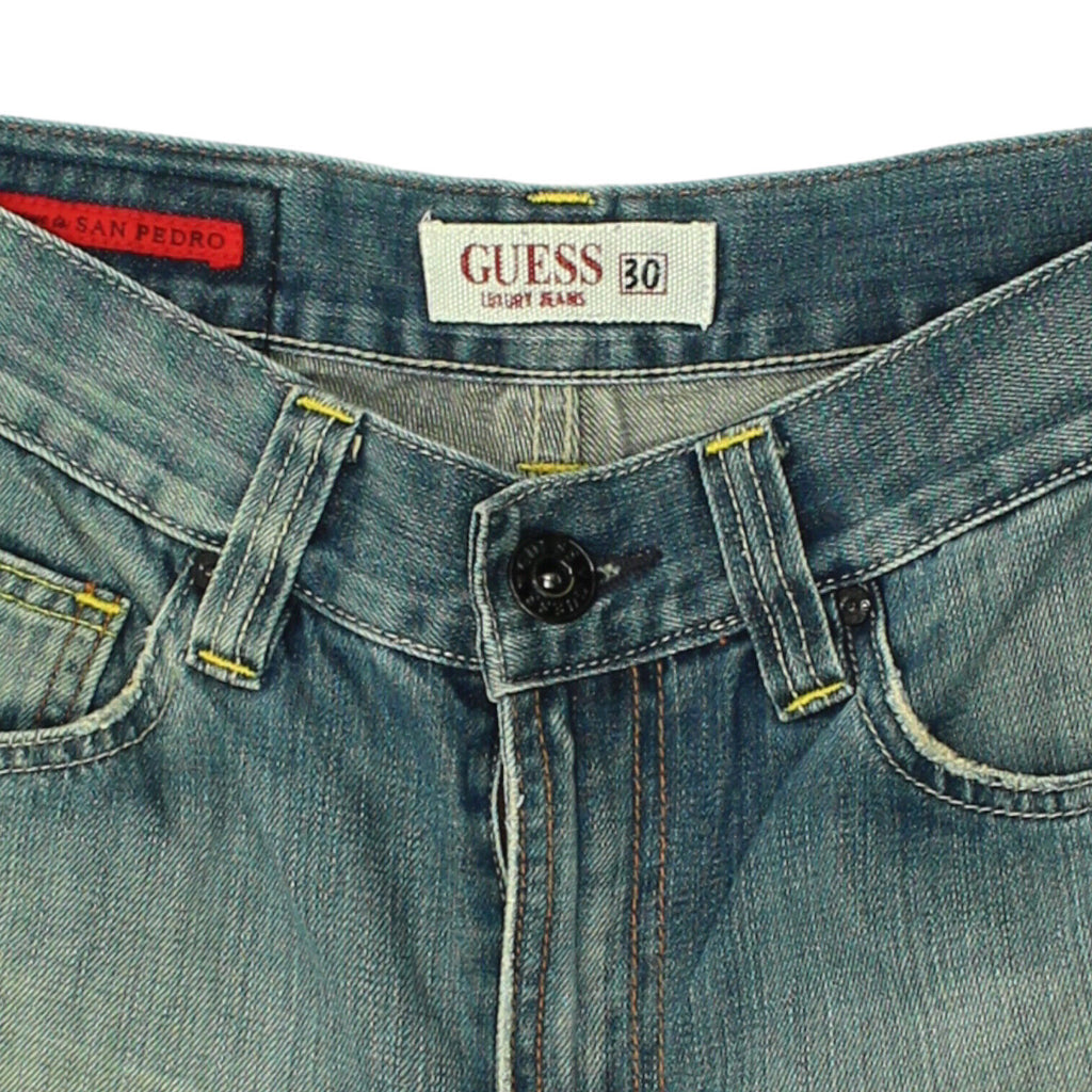 Guess Womens Bootcut Blue Jeans | Vintage High End Luxury Designer Denim VTG | Vintage Messina Hembry | Thrift | Second-Hand Messina Hembry | Used Clothing | Messina Hembry 