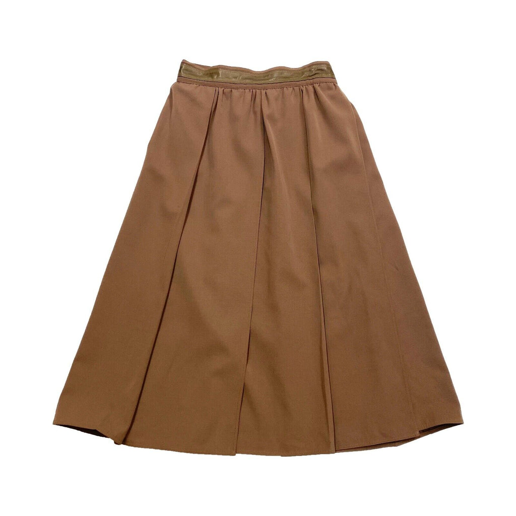 Gianni Versace Midi Wrap Skirt | Vintage Luxury High End Designer Brown VTG | Vintage Messina Hembry | Thrift | Second-Hand Messina Hembry | Used Clothing | Messina Hembry 