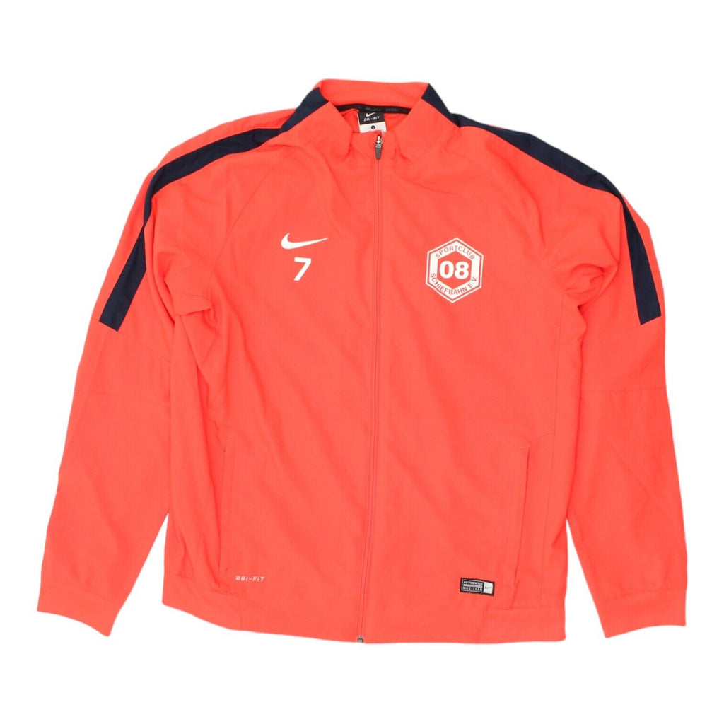 SC 08 Schiefbahn Nike Mens Red Training Jacket | Football Sportswear VTG | Vintage Messina Hembry | Thrift | Second-Hand Messina Hembry | Used Clothing | Messina Hembry 