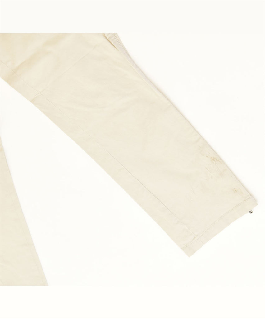 MASSIMO DUTTI Womens Slim Chino Trousers EU 38 Medium W30 L27 Off White | Vintage | Thrift | Second-Hand | Used Clothing | Messina Hembry 