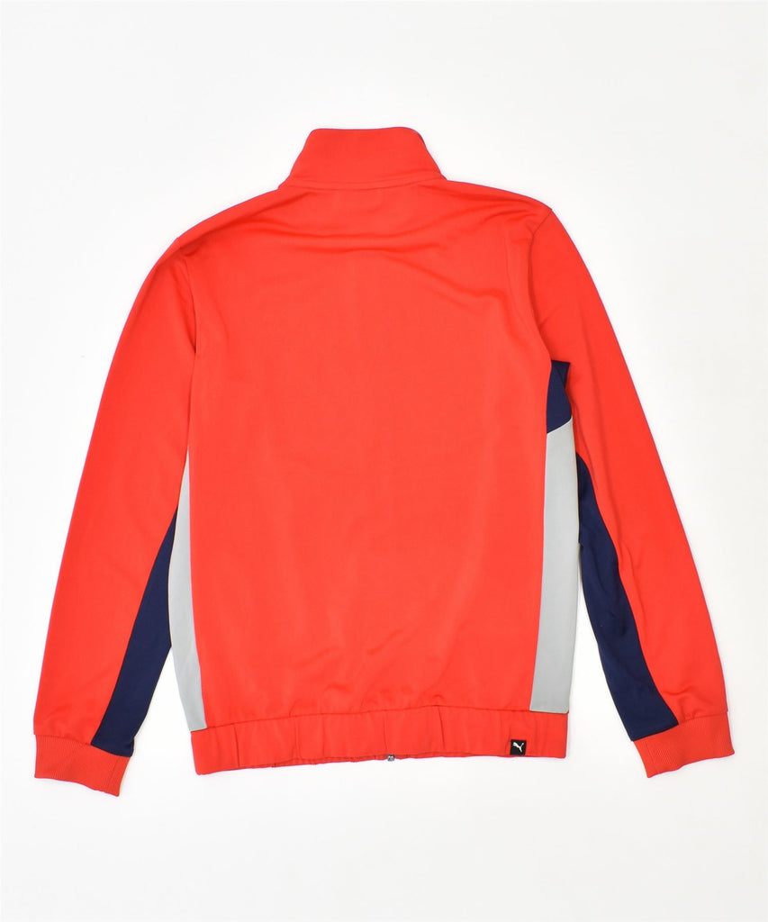 PUMA Boys Tracksuit Top Jacket 13-14 Years Red Polyester | Vintage | Thrift | Second-Hand | Used Clothing | Messina Hembry 