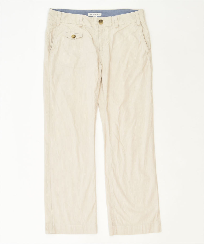 BANANA REPUBLIC Womens Chino Trousers US 8 Medium W32 L29 Beige | Vintage | Thrift | Second-Hand | Used Clothing | Messina Hembry 