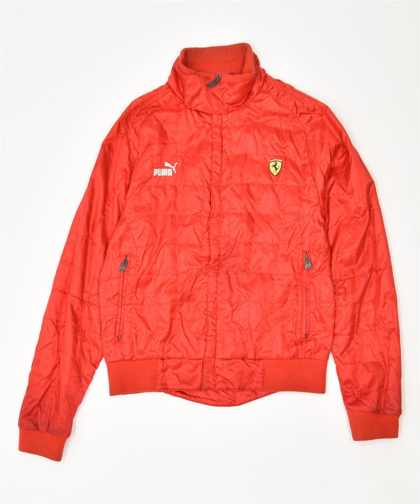 PUMA Boys Bomber Jacket 10-11 Years Medium Red Nylon | Vintage | Thrift | Second-Hand | Used Clothing | Messina Hembry 