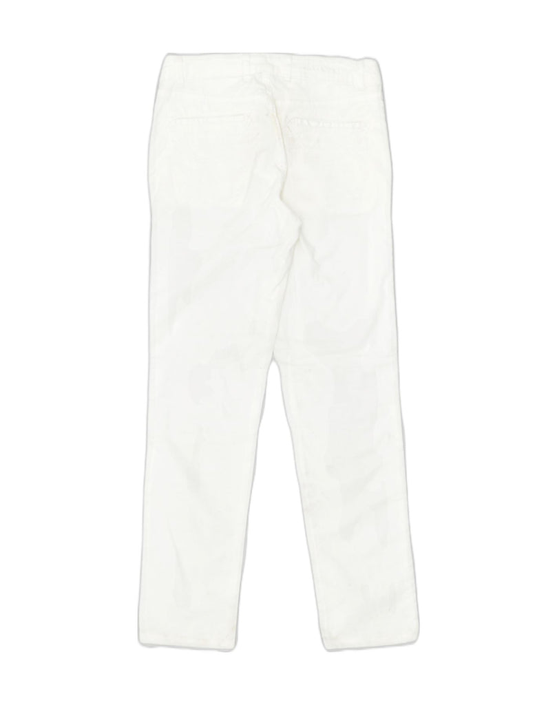 JECKERSON Womens Straight Chino Trousers W28 L27 White Cotton | Vintage | Thrift | Second-Hand | Used Clothing | Messina Hembry 