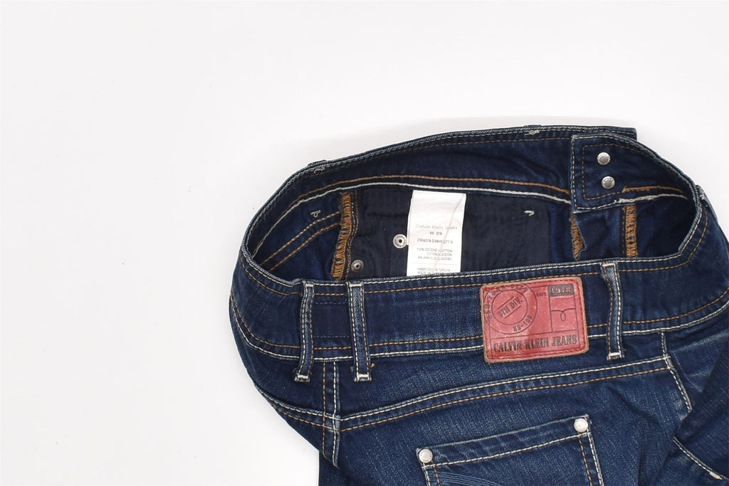 CALVIN KLEIN JEANS Womens Bootcut Jeans W29 L26 Blue Cotton | Vintage | Thrift | Second-Hand | Used Clothing | Messina Hembry 