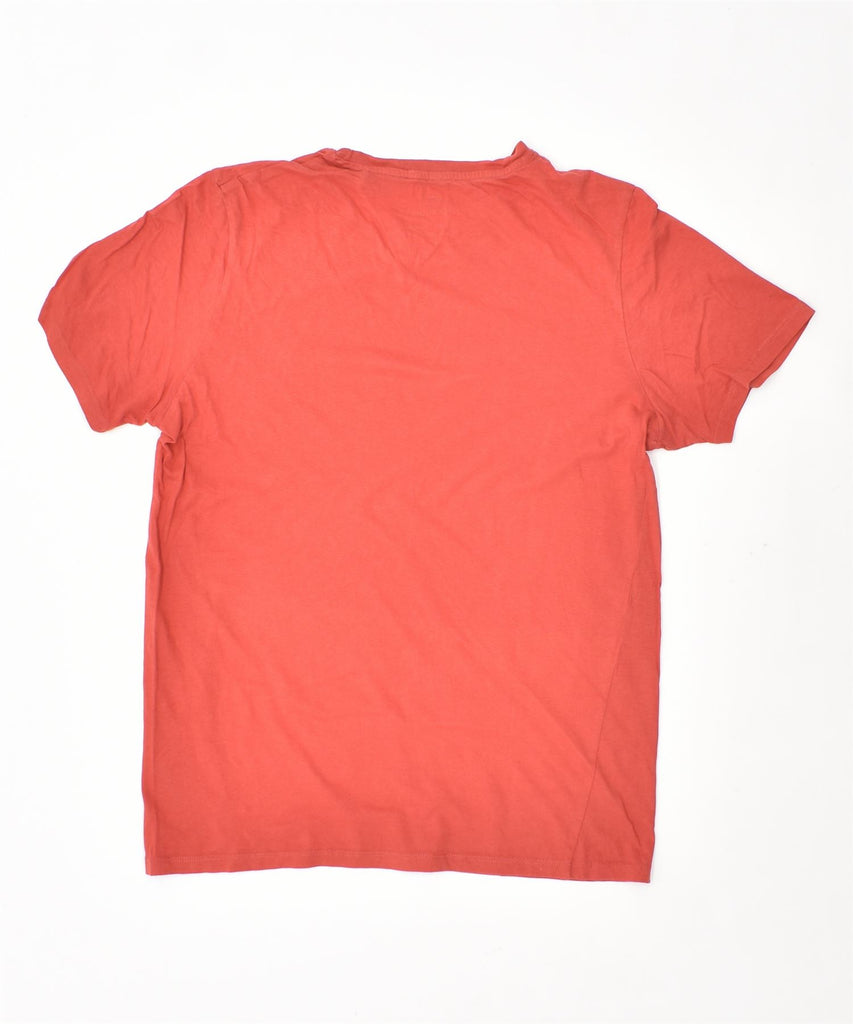 JACK & JONES Mens Graphic T-Shirt Top Medium Red Cotton | Vintage | Thrift | Second-Hand | Used Clothing | Messina Hembry 