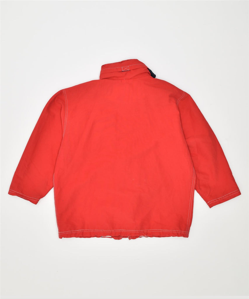 PAPERMOON Boys Oversized Duffle Jacket 11-12 Years Red Cotton Vintage | Vintage | Thrift | Second-Hand | Used Clothing | Messina Hembry 