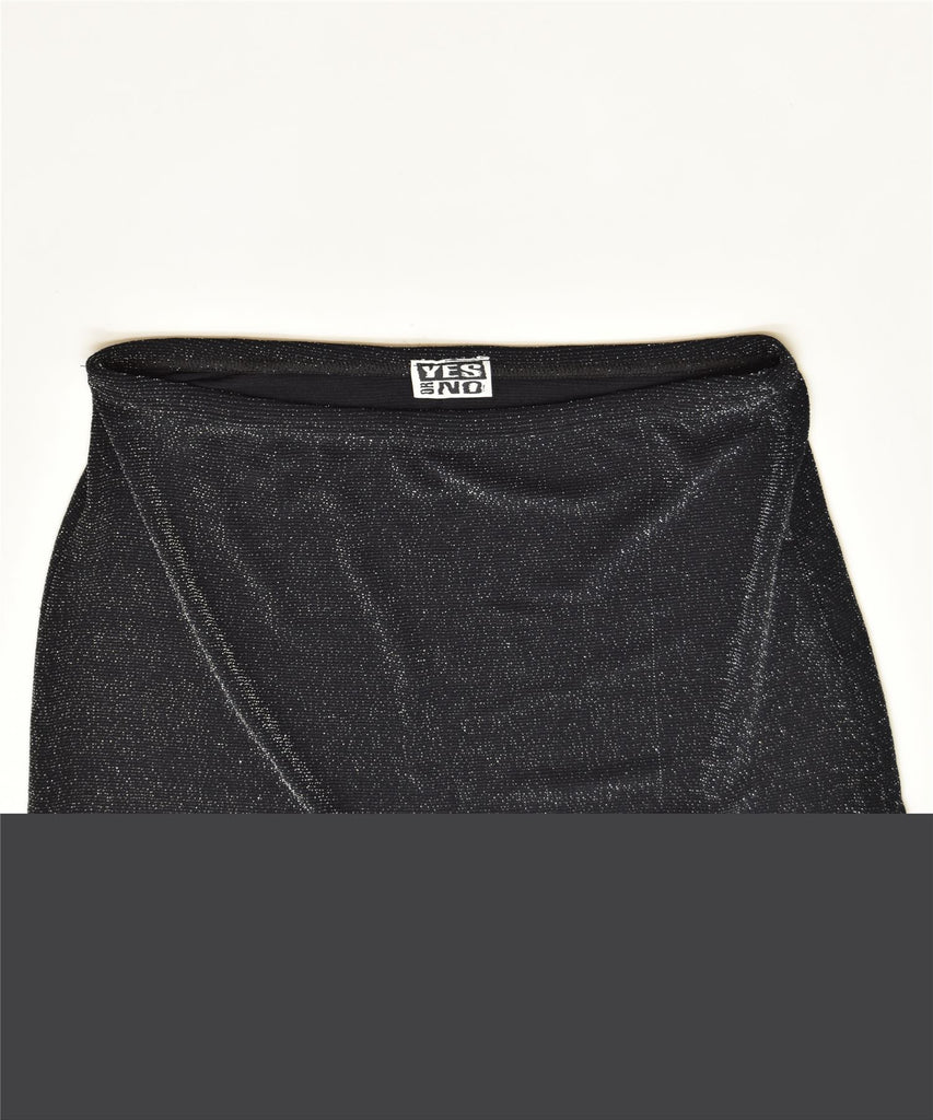 YES OR NO Womens Straight Skirt W28 Small Black Classic Vintage | Vintage | Thrift | Second-Hand | Used Clothing | Messina Hembry 