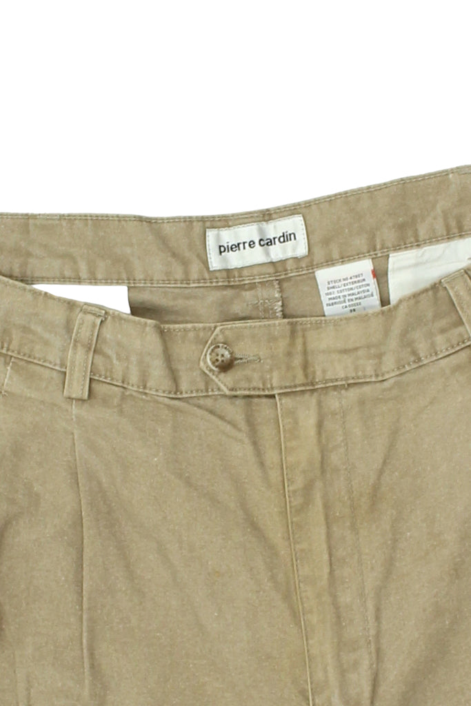 Pierre Cardin Chino Trousers | Vintage High End Luxury Designer Stone Grey Beige | Vintage Messina Hembry | Thrift | Second-Hand Messina Hembry | Used Clothing | Messina Hembry 