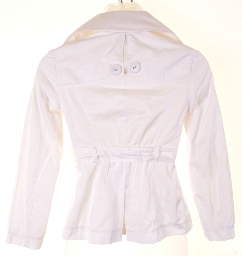 PATRIZIA PEPE FIRENZE Girls Jacket 11-12 Years Large White - Second Hand & Vintage Designer Clothing - Messina Hembry