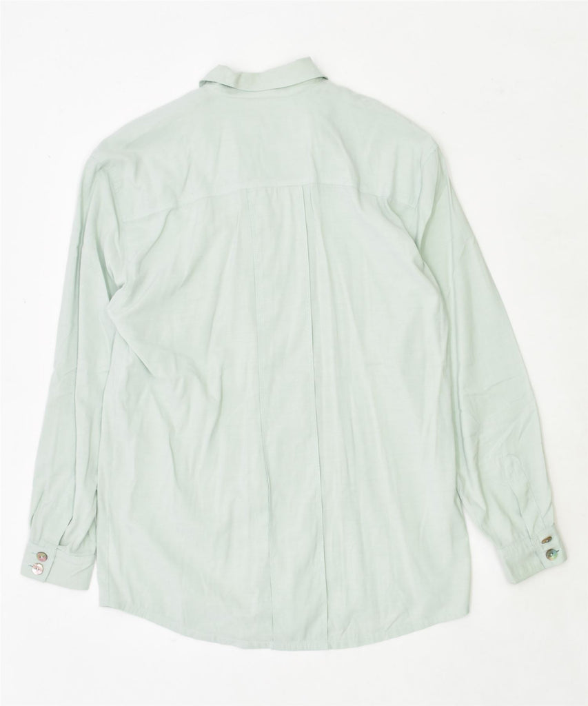 VIVENTY Womens Shirt UK 14 Large Green Vintage | Vintage | Thrift | Second-Hand | Used Clothing | Messina Hembry 