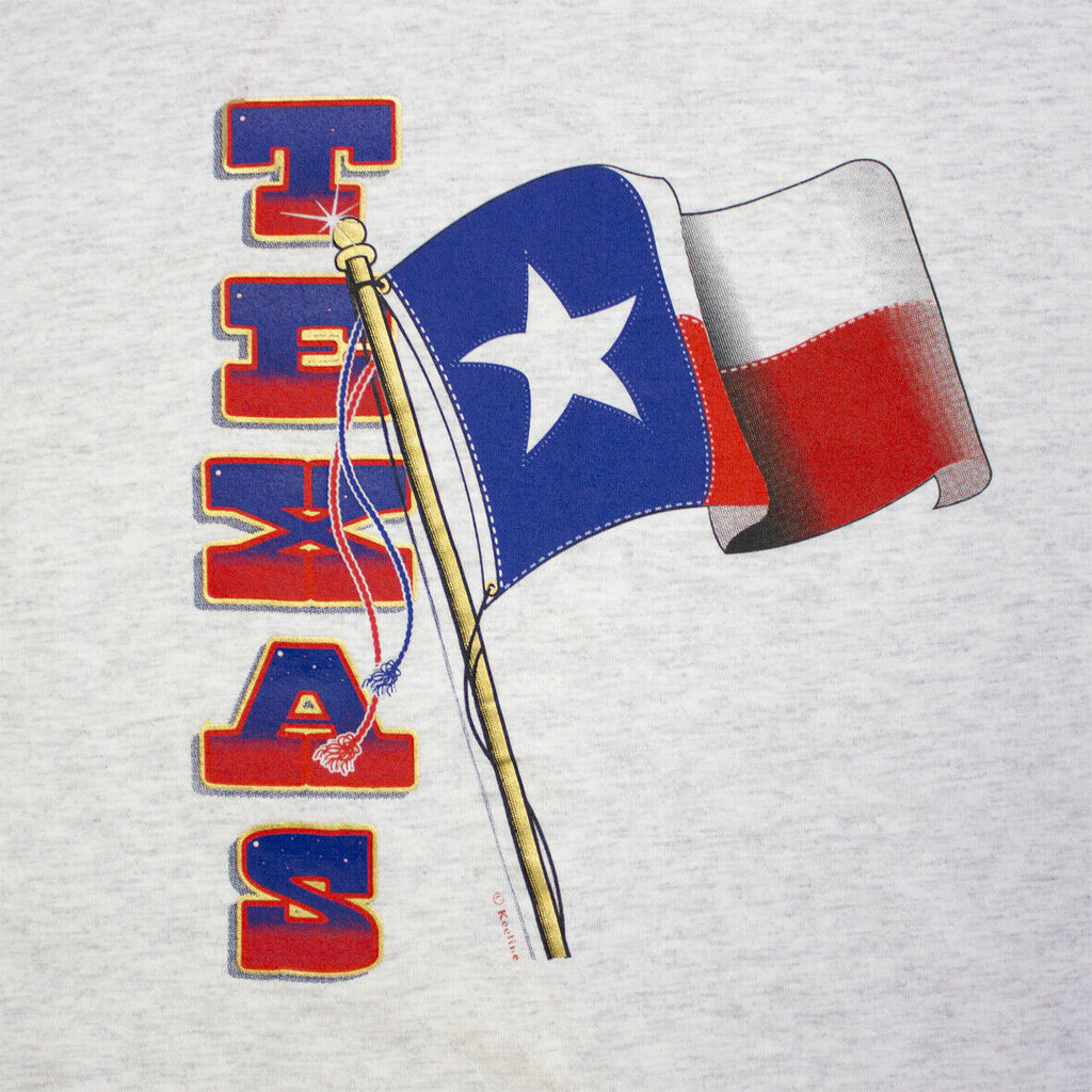 Texas Flag Tshirt | Vintage 90s USA Lone Star State American Souvenir Tee VTG | Vintage Messina Hembry | Thrift | Second-Hand Messina Hembry | Used Clothing | Messina Hembry 