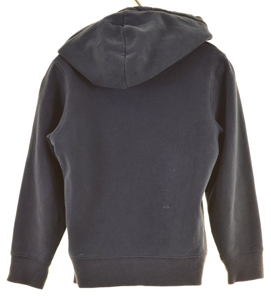 TIMBERLAND Boys Hoodie Jumper 5-6 Years Navy Blue Cotton - Second Hand & Vintage Designer Clothing - Messina Hembry