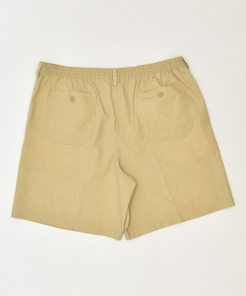 VINTAGE Mens Pegged Chino Shorts EU 54 2XL W38 Beige Polyester Classic | Vintage | Thrift | Second-Hand | Used Clothing | Messina Hembry 