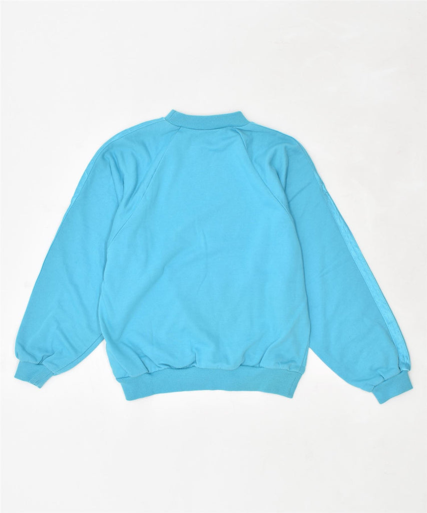 ETIREL Womens Crew Neck Jumper Sweater UK 16 Large Blue Cotton | Vintage | Thrift | Second-Hand | Used Clothing | Messina Hembry 