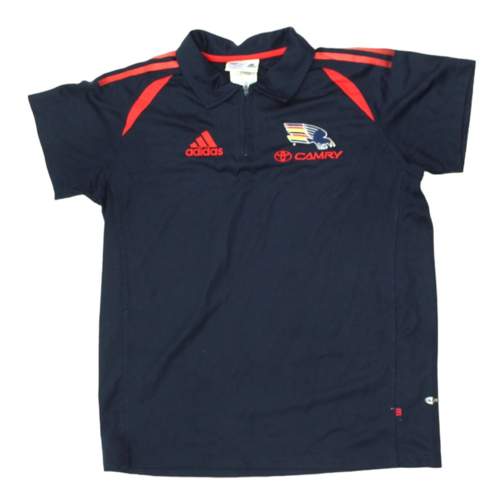 Adelaide Crows Kids Navy Blue Polo Shirt | Vintage AFL Australian Football VTG | Vintage Messina Hembry | Thrift | Second-Hand Messina Hembry | Used Clothing | Messina Hembry 