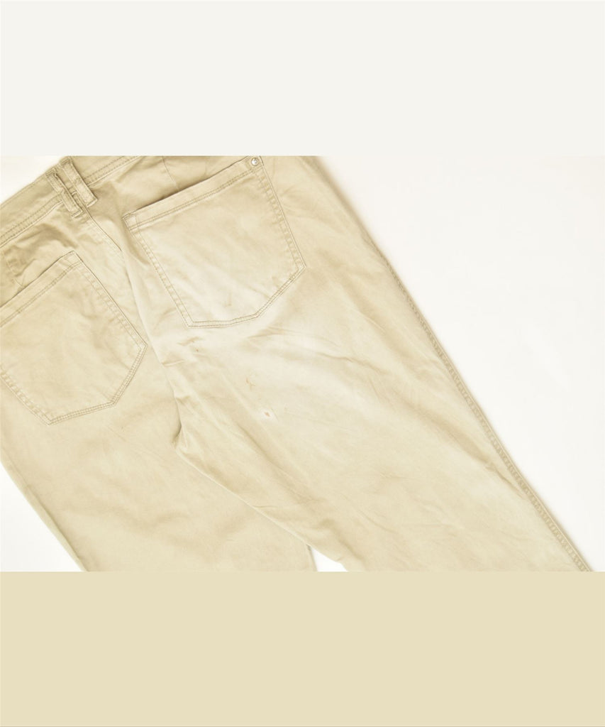 LEE Womens Slim Casual Trousers US 14 XL W34 L29 Beige Cotton Classic | Vintage | Thrift | Second-Hand | Used Clothing | Messina Hembry 