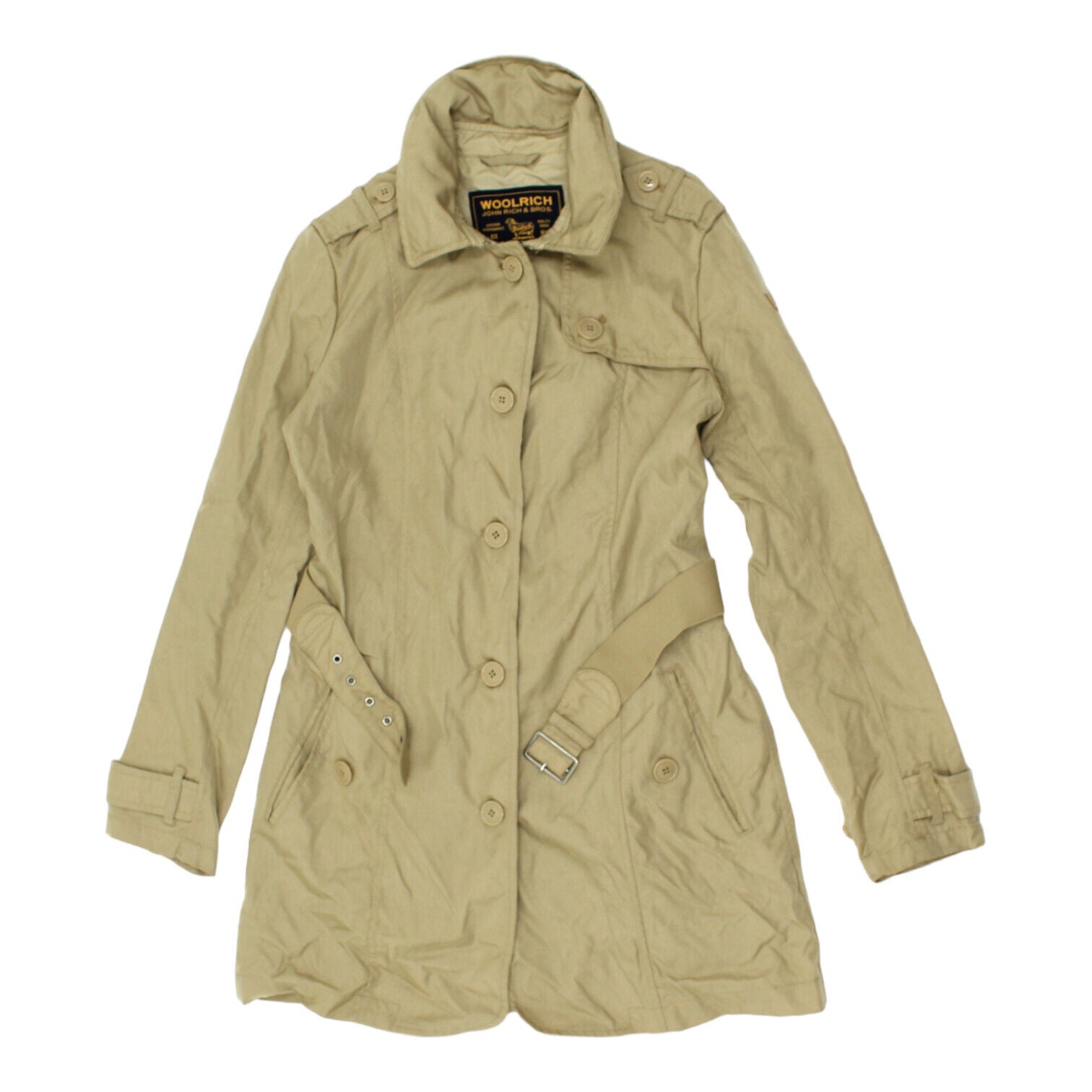 Lightweight belted outlet jacket