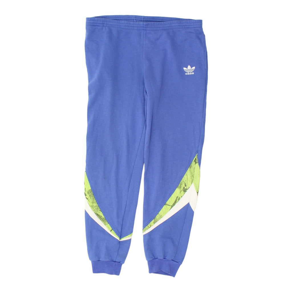 Adidas Originals Mens Blue Sweatpants | Vintage Tracksuit Bottoms Trousers | Vintage Messina Hembry | Thrift | Second-Hand Messina Hembry | Used Clothing | Messina Hembry 