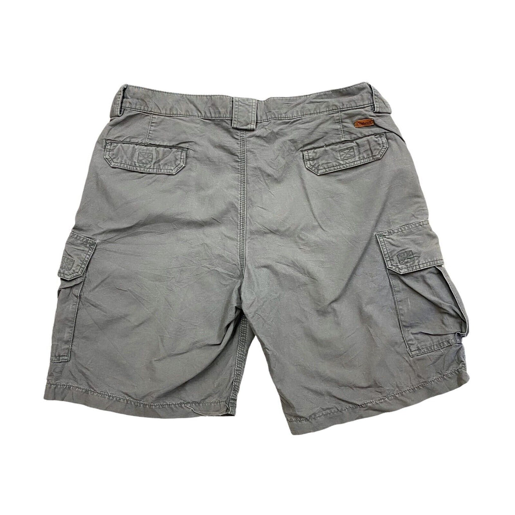 Carhartt Cargo Shorts | Vintage 90s Retro Workwear Cotton Drill Grey VTG | Vintage Messina Hembry | Thrift | Second-Hand Messina Hembry | Used Clothing | Messina Hembry 