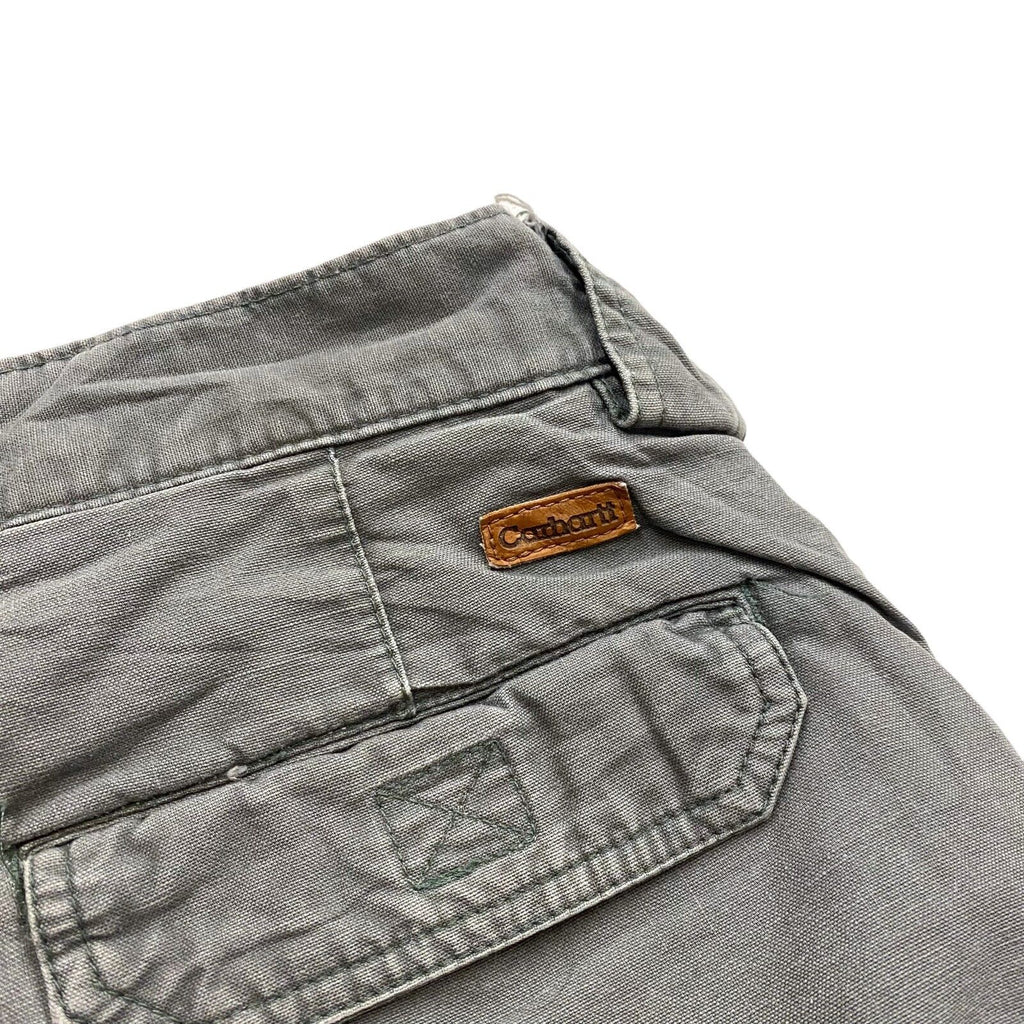 Carhartt Cargo Shorts | Vintage 90s Retro Workwear Cotton Drill Grey VTG | Vintage Messina Hembry | Thrift | Second-Hand Messina Hembry | Used Clothing | Messina Hembry 