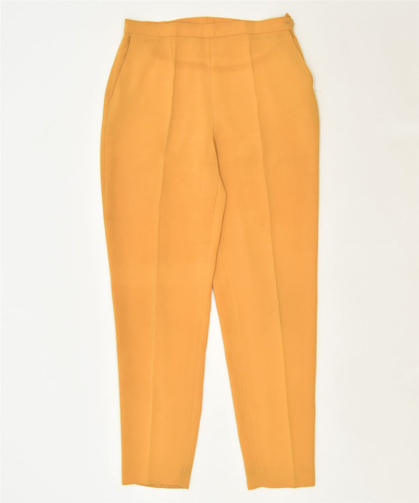 VINTAGE Womens Pegged Suit Trousers UK 16 Large W32 L31 Yellow Classic | Vintage | Thrift | Second-Hand | Used Clothing | Messina Hembry 