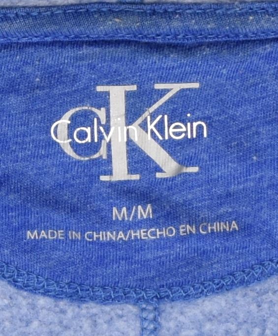 CALVIN KLEIN Womens Sweatshirt Jumper UK 14 Medium Blue Cotton | Vintage | Thrift | Second-Hand | Used Clothing | Messina Hembry 