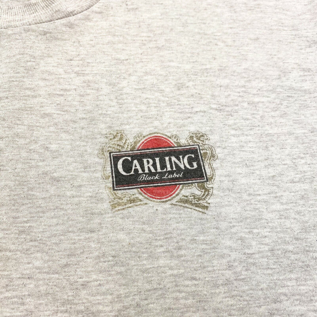 Carling Black Label Tshirt | Vintage 80s Single Stitch Lager Beer Alcohol Drink | Vintage Messina Hembry | Thrift | Second-Hand Messina Hembry | Used Clothing | Messina Hembry 