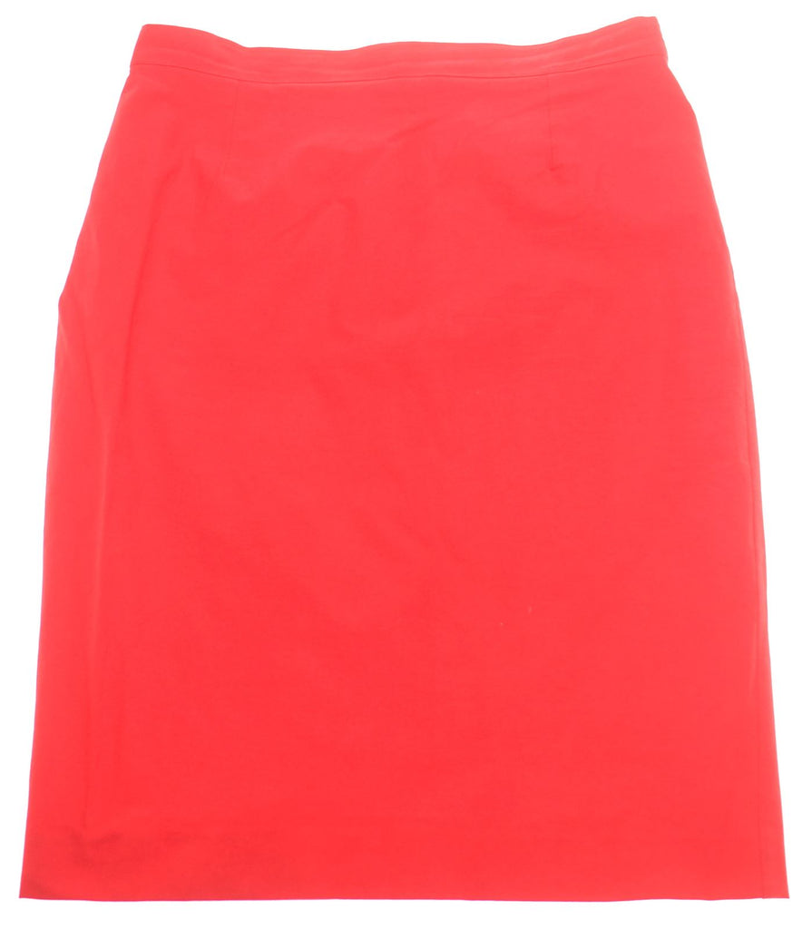 MARINA RINALDI Womens A-Line Skirt Size 21 Medium W32 Red Cotton | Vintage | Thrift | Second-Hand | Used Clothing | Messina Hembry 