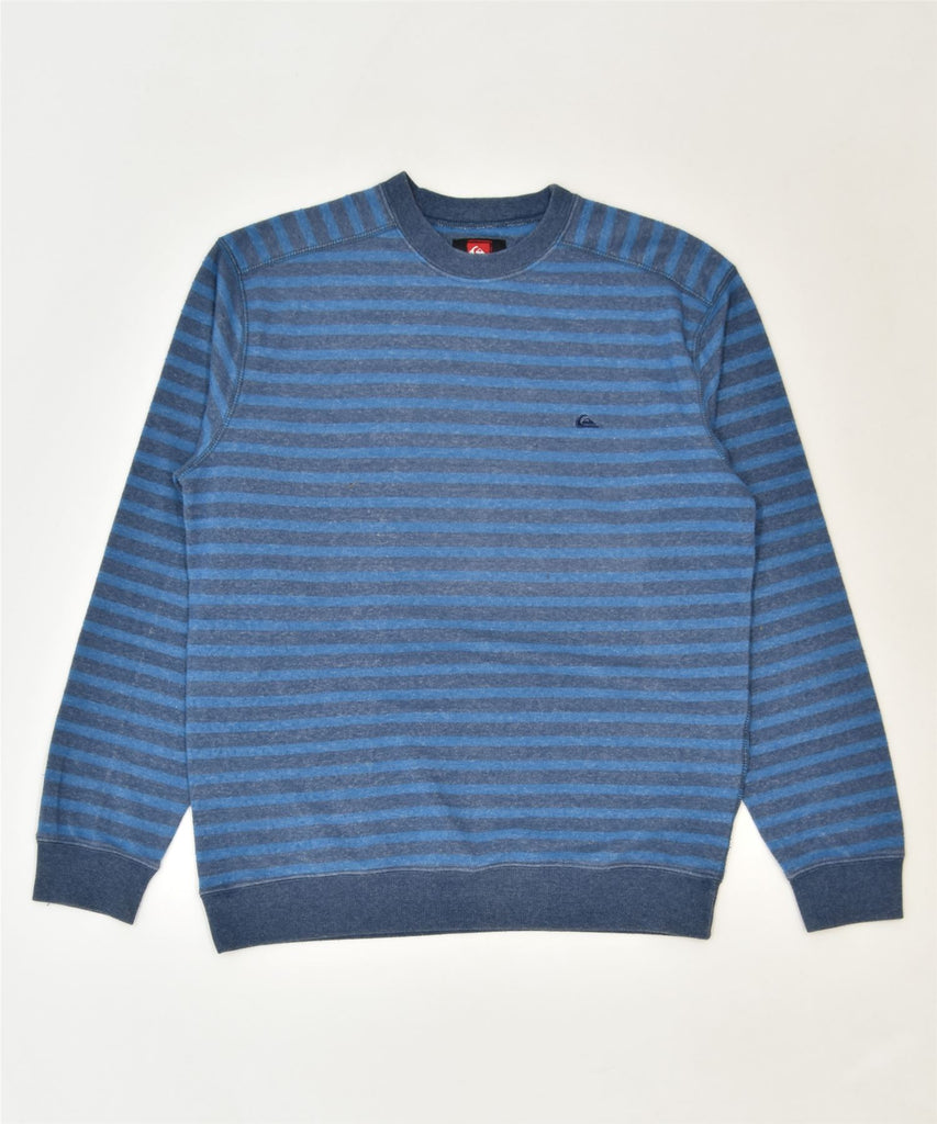 QUIKSILVER Boys Sweatshirt Jumper 15-16 Years XL Blue Cotton Classic | Vintage | Thrift | Second-Hand | Used Clothing | Messina Hembry 