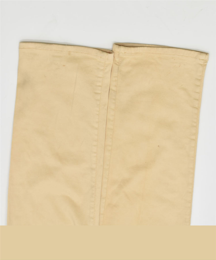 ICEBERG Womens Slim Casual Trousers W28 L30 Beige Cotton | Vintage | Thrift | Second-Hand | Used Clothing | Messina Hembry 