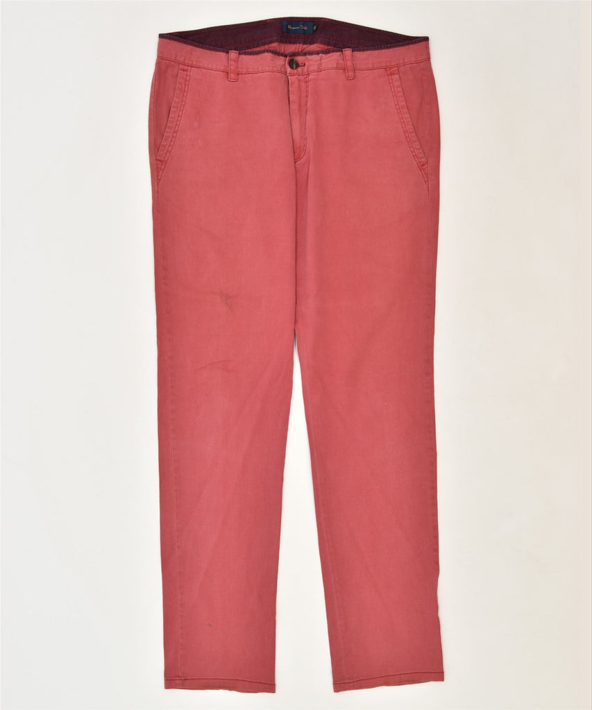 MASSIMO DUTTI Womens Slim Chino Trousers W36 L35 Red Classic | Vintage | Thrift | Second-Hand | Used Clothing | Messina Hembry 