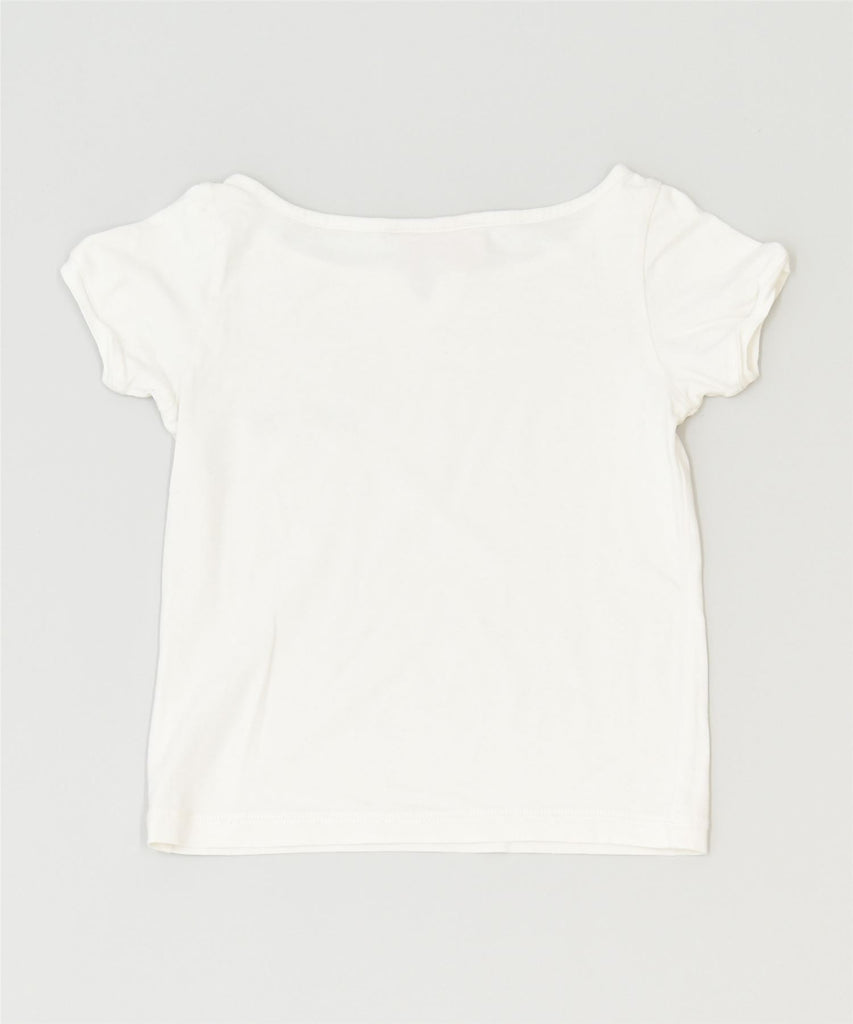 CHAMPION Girls T-Shirt Top 3-4 Years 2XS White Classic | Vintage | Thrift | Second-Hand | Used Clothing | Messina Hembry 