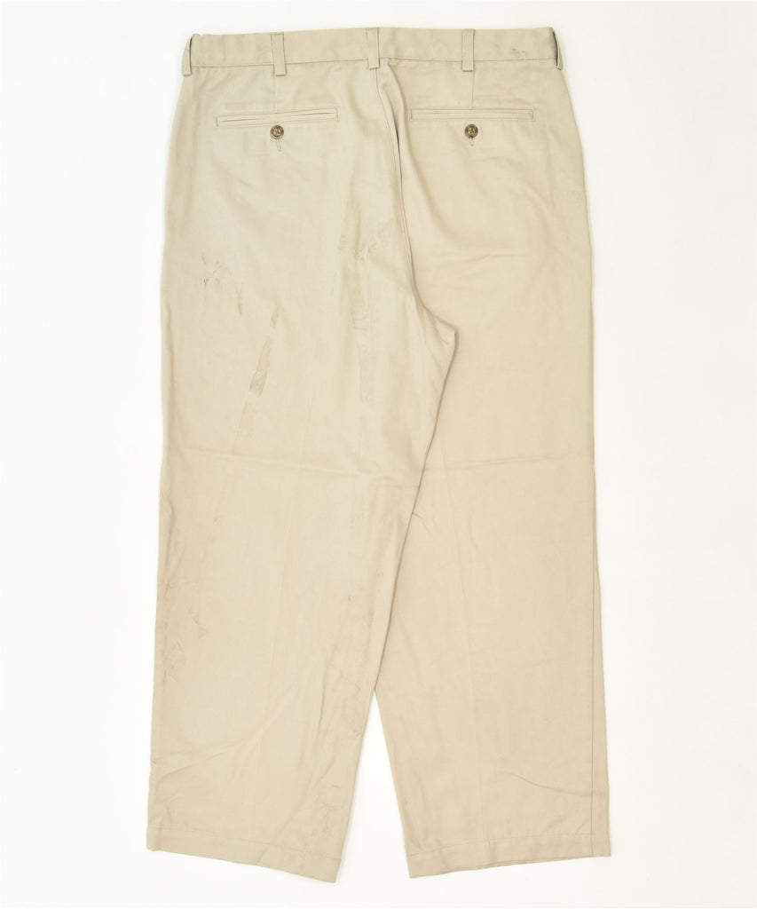 L.L.BEAN Mens Straight Chino Trousers W36 L27 Grey Cotton Classic | Vintage | Thrift | Second-Hand | Used Clothing | Messina Hembry 