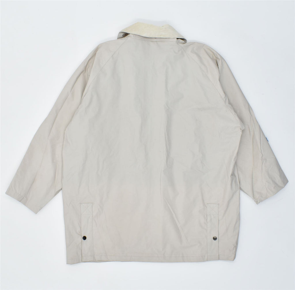 ROBERTA DI CAMERINO Womens Rain Jacket UK 20 2XL Beige | Vintage | Thrift | Second-Hand | Used Clothing | Messina Hembry 