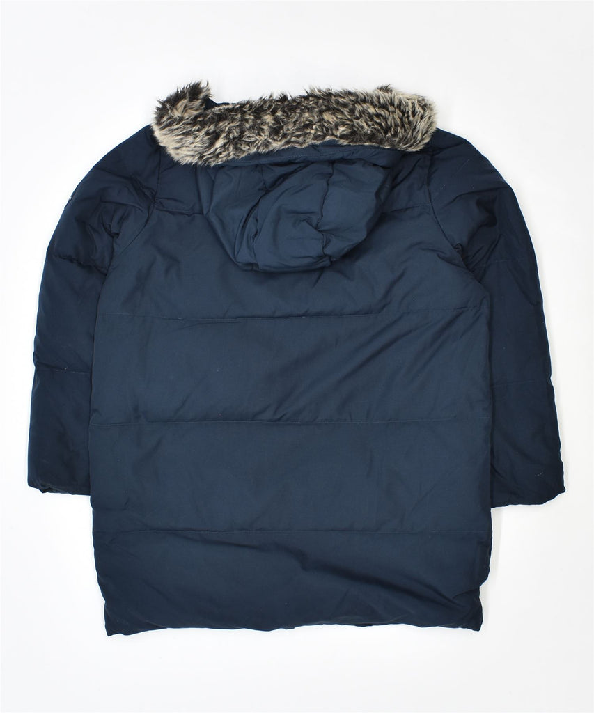 CHAMPION Boys Hooded Padded Jacket 9-10 Years Medium Navy Blue | Vintage | Thrift | Second-Hand | Used Clothing | Messina Hembry 