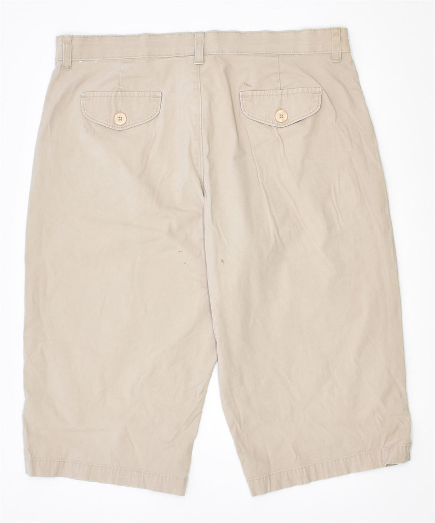 LEE Womens Chino Shorts US 14 XL W37 Beige Cotton | Vintage | Thrift | Second-Hand | Used Clothing | Messina Hembry 