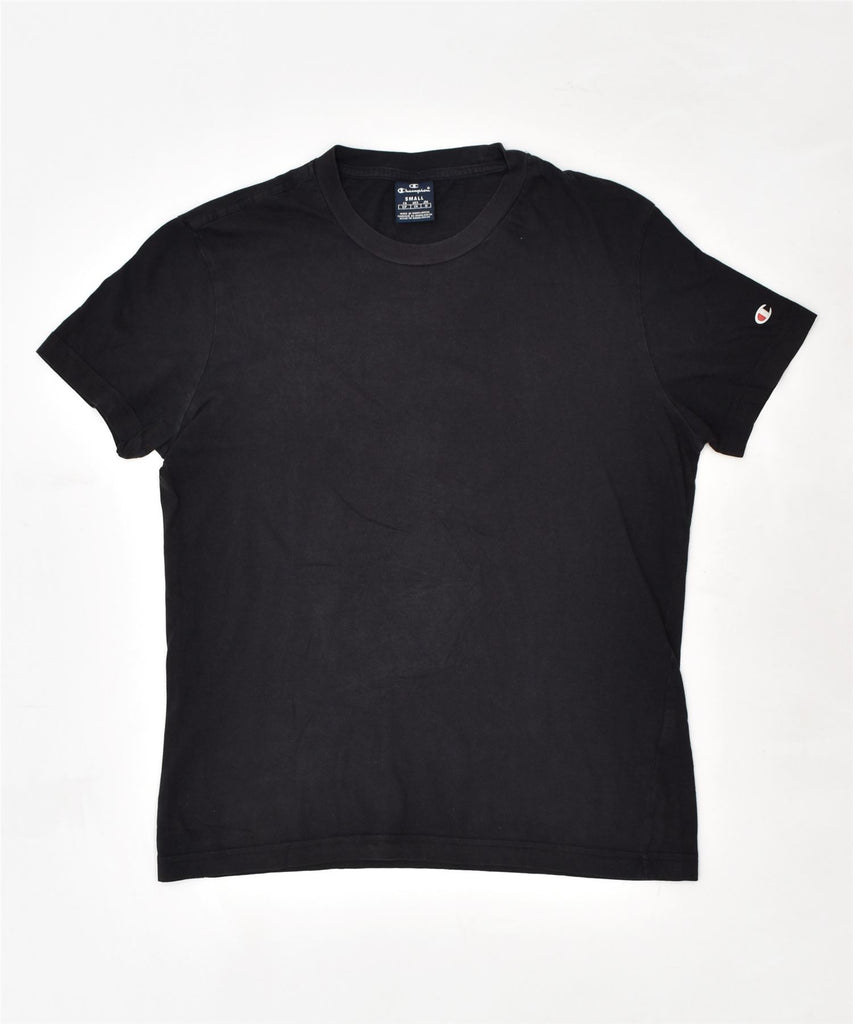 CHAMPION Mens T-Shirt Top Small Black | Vintage | Thrift | Second-Hand | Used Clothing | Messina Hembry 