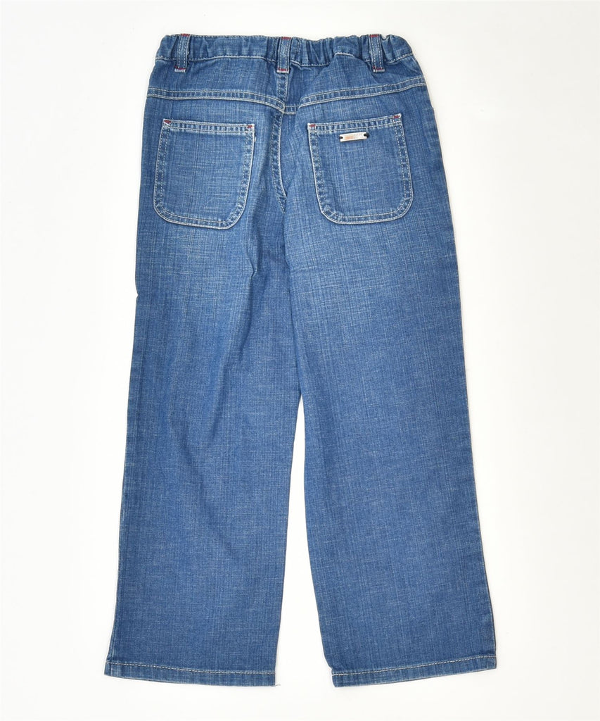 TRUSSARDI Girls Straight Jeans 5-6 Years W22 L20 Blue Cotton Classic | Vintage | Thrift | Second-Hand | Used Clothing | Messina Hembry 