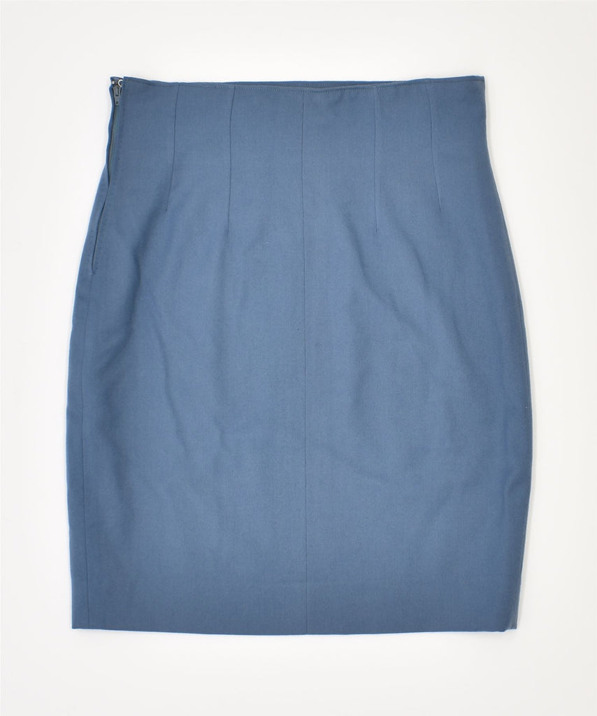 VINTAGE Womens Pencil Skirt W28 Blue | Vintage | Thrift | Second-Hand | Used Clothing | Messina Hembry 