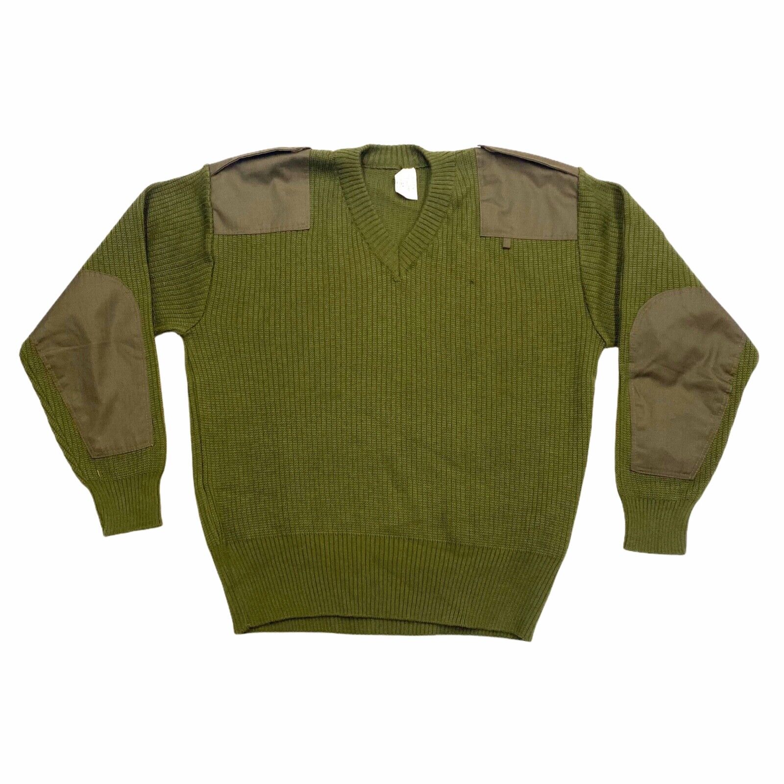 V neck military outlet sweater