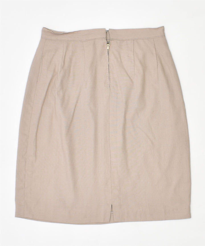 VINTAGE Womens Straight Skirt Small W26 Beige | Vintage | Thrift | Second-Hand | Used Clothing | Messina Hembry 