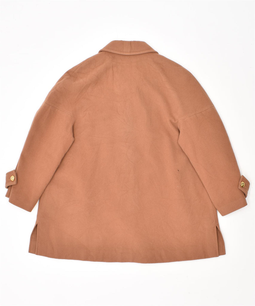 MANI BLU Womens Overcoat IT 42 Medium Brown Vintage | Vintage | Thrift | Second-Hand | Used Clothing | Messina Hembry 
